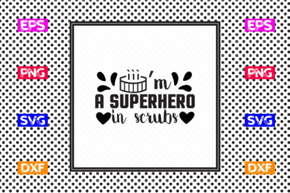 A Superhero Nurse Design Ready for Your Embroidery Hoop